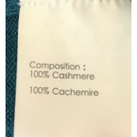 3.1 Phillip Lim Teal Gray Cashmere  Jumper Sweater Dress Tunic  Sz Small - Picture 5 of 5